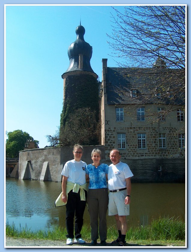 Monica, Mom und Peter - Burg Gemen