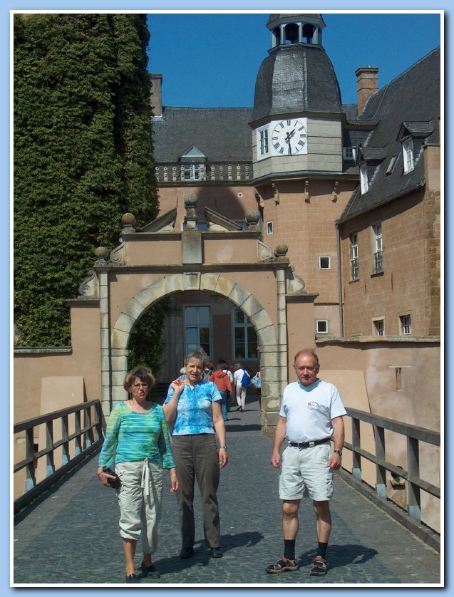 Karola, Gisela und Peter - Burg Gemen